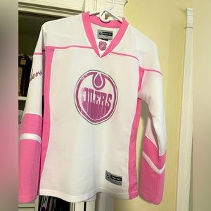 Oilers Pink Jersey New Never Worn